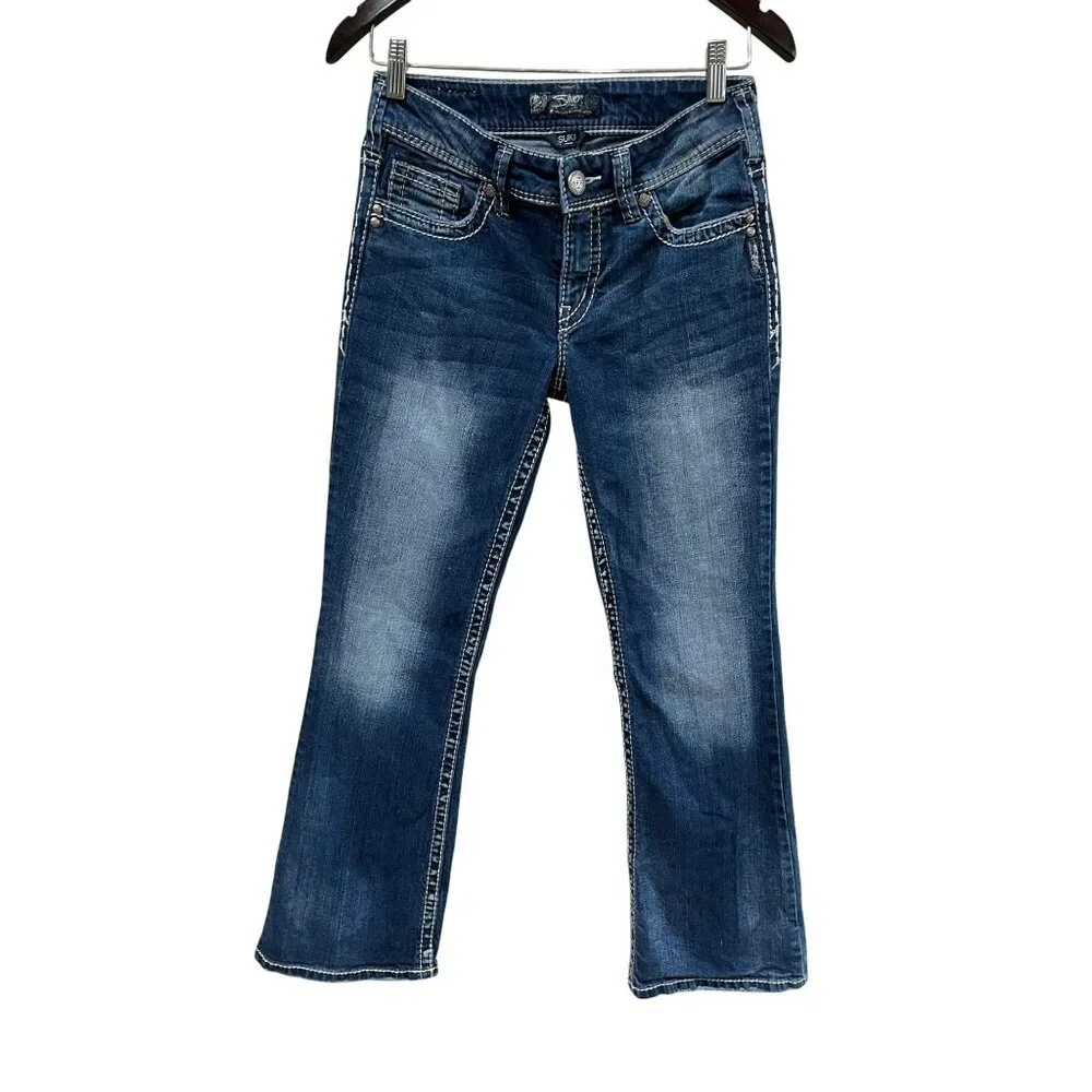 Silver Jeans Co. Suki Mid-Rise Bootcut Jeans Size W28 / L30 Womens Denim